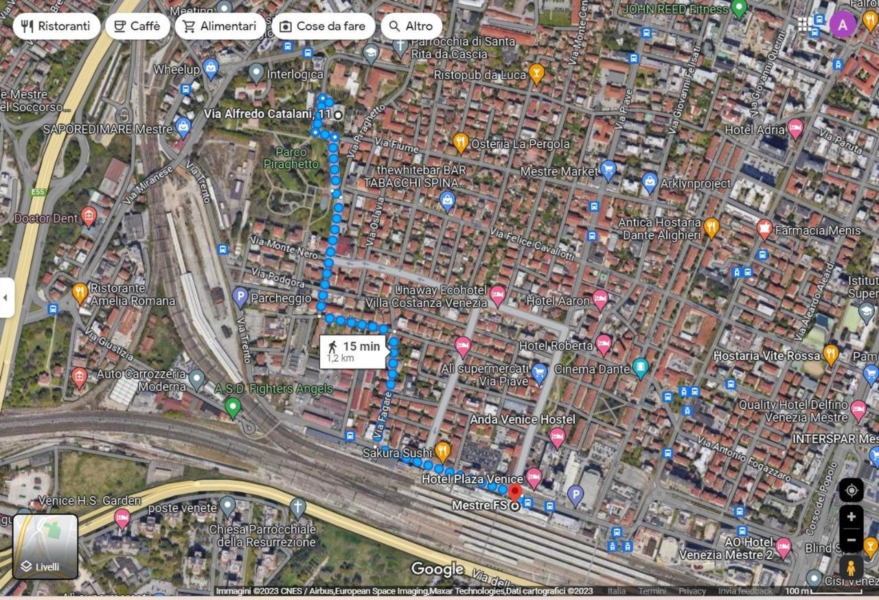 Appartamento Con Parcheggio Gratuito 15Min Da Venezia Mestre Exterior foto